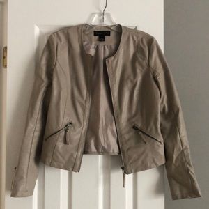 Women’s faux leather jacket